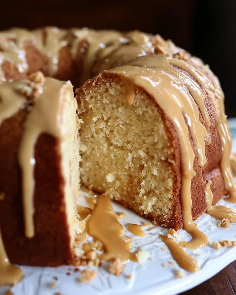 Peanut Butter Cream Pound Cake