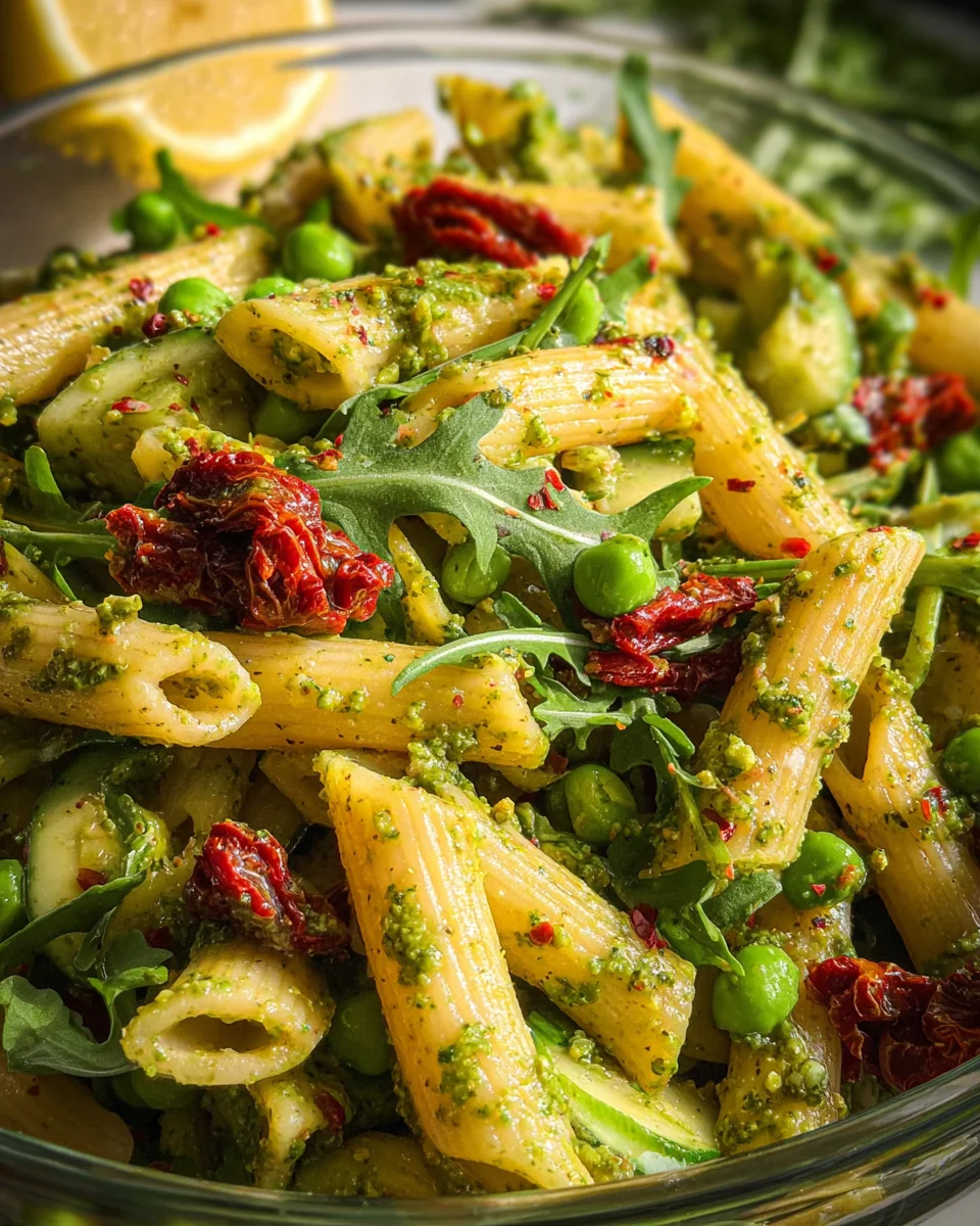 Pesto Pasta Salad 16 Pesto