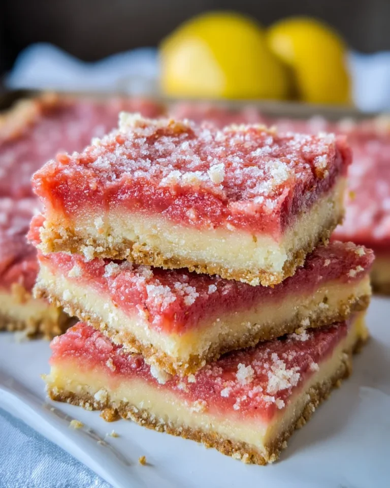 Pink Lemonade Bars