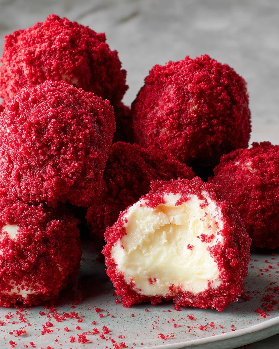 Red Velvet Cheesecake Bites 19 Red Velvet Cheesecake Bites