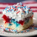 Red, White, & Blue Poke Cake 16 Red, White, & Blue Poke Cake