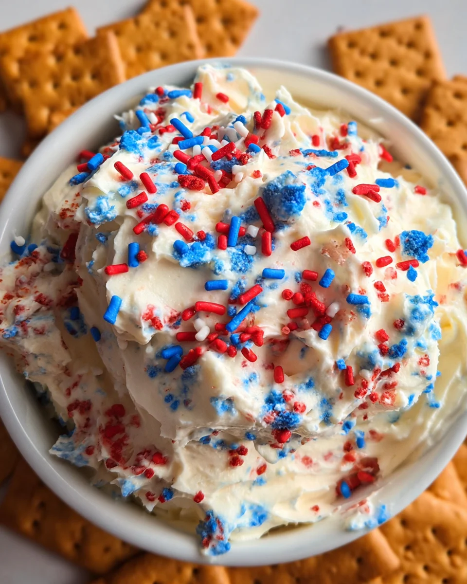 Red, White and Blue Funfetti Dip 14 Red,