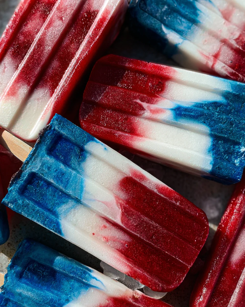Red White and Blue Popsicles 15 Red
