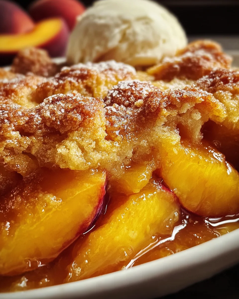 Ridiculously Easy Peach Cobbler 16 Ridiculously