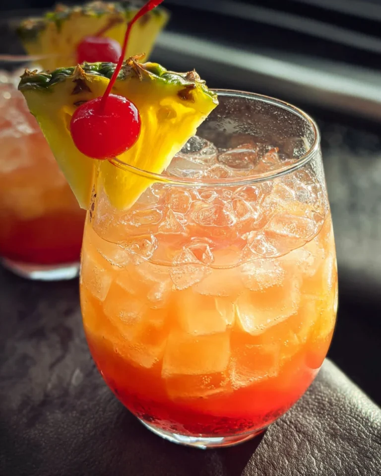 Rum-Less Rum Punch Mocktail