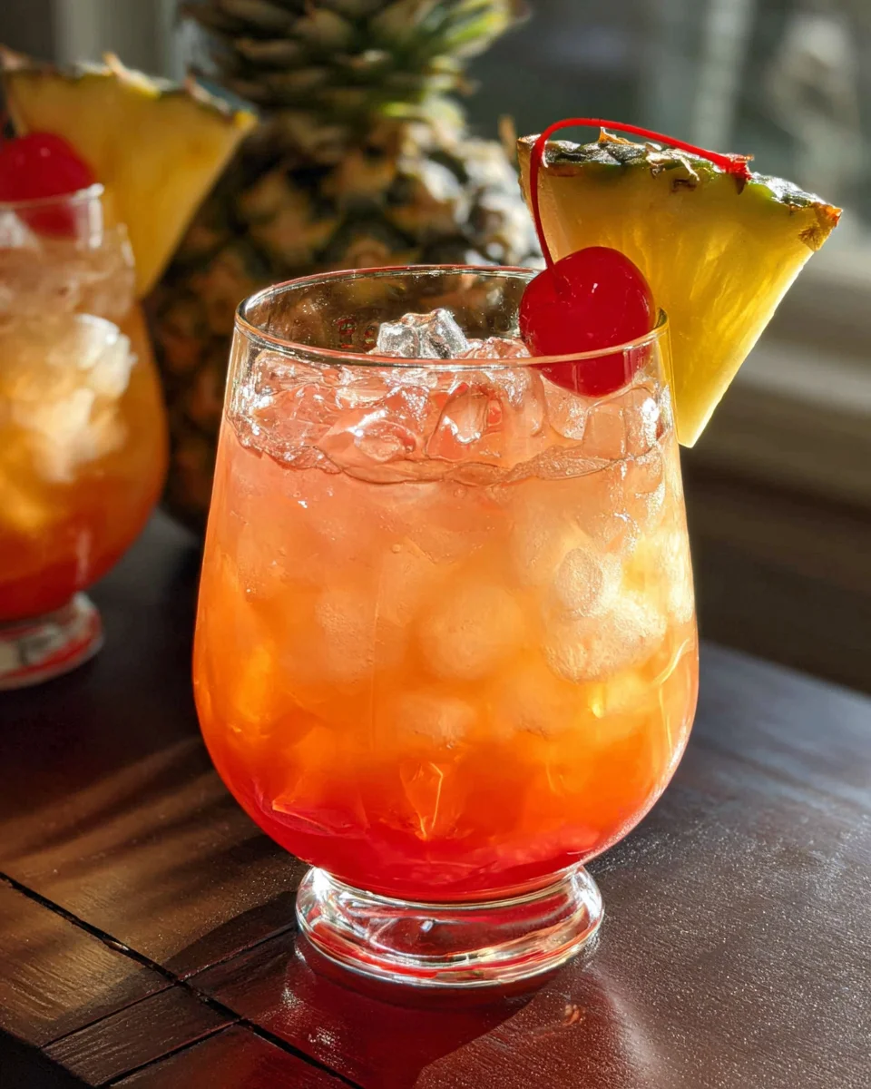 Rum-Less Rum Punch Mocktail 13 Rum-Less
