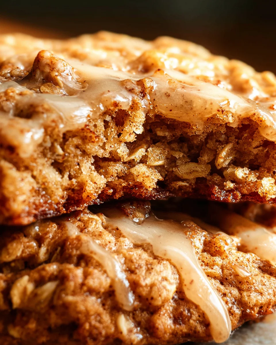 Seriously Thick & Chewy Chai Oatmeal Cookies with Maple Glaze 29 Seriously