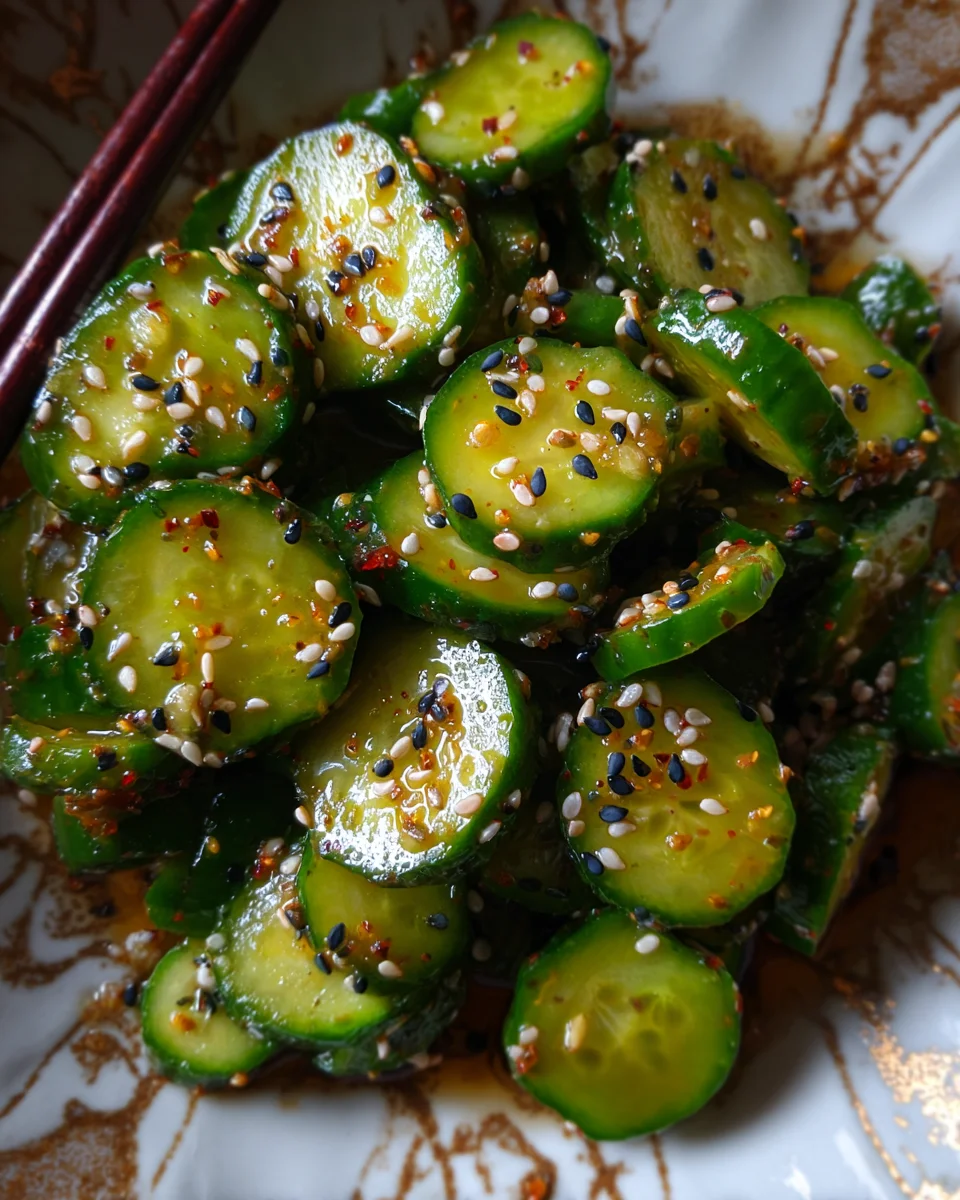 Sesame Cucumber Salad 17 Sesame