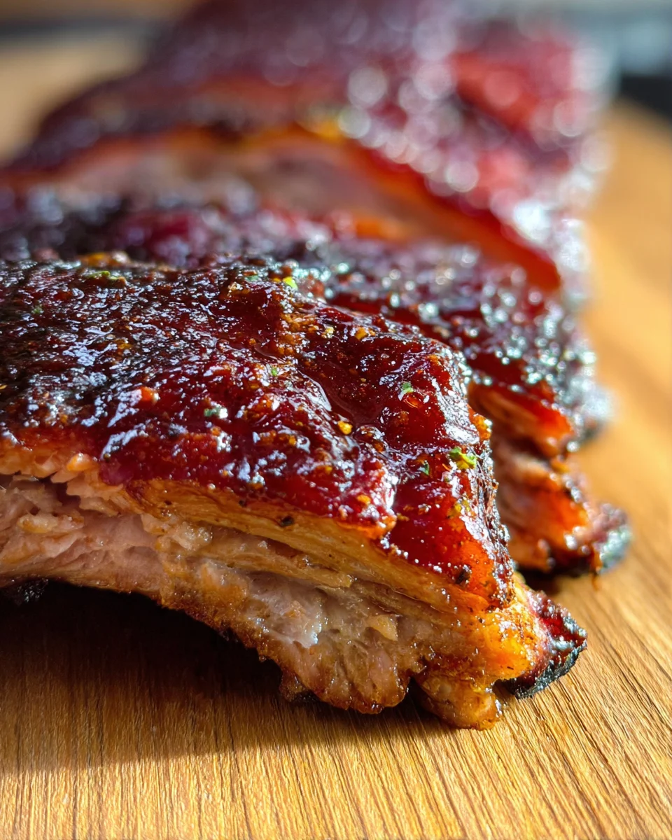 Smoked Pork Ribs in the Smoker 23 Smoked