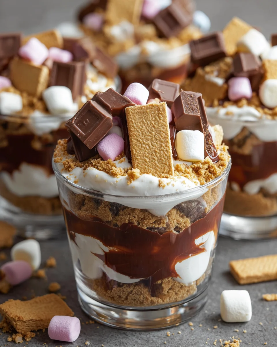 Smores Pudding Cups 18 Smores