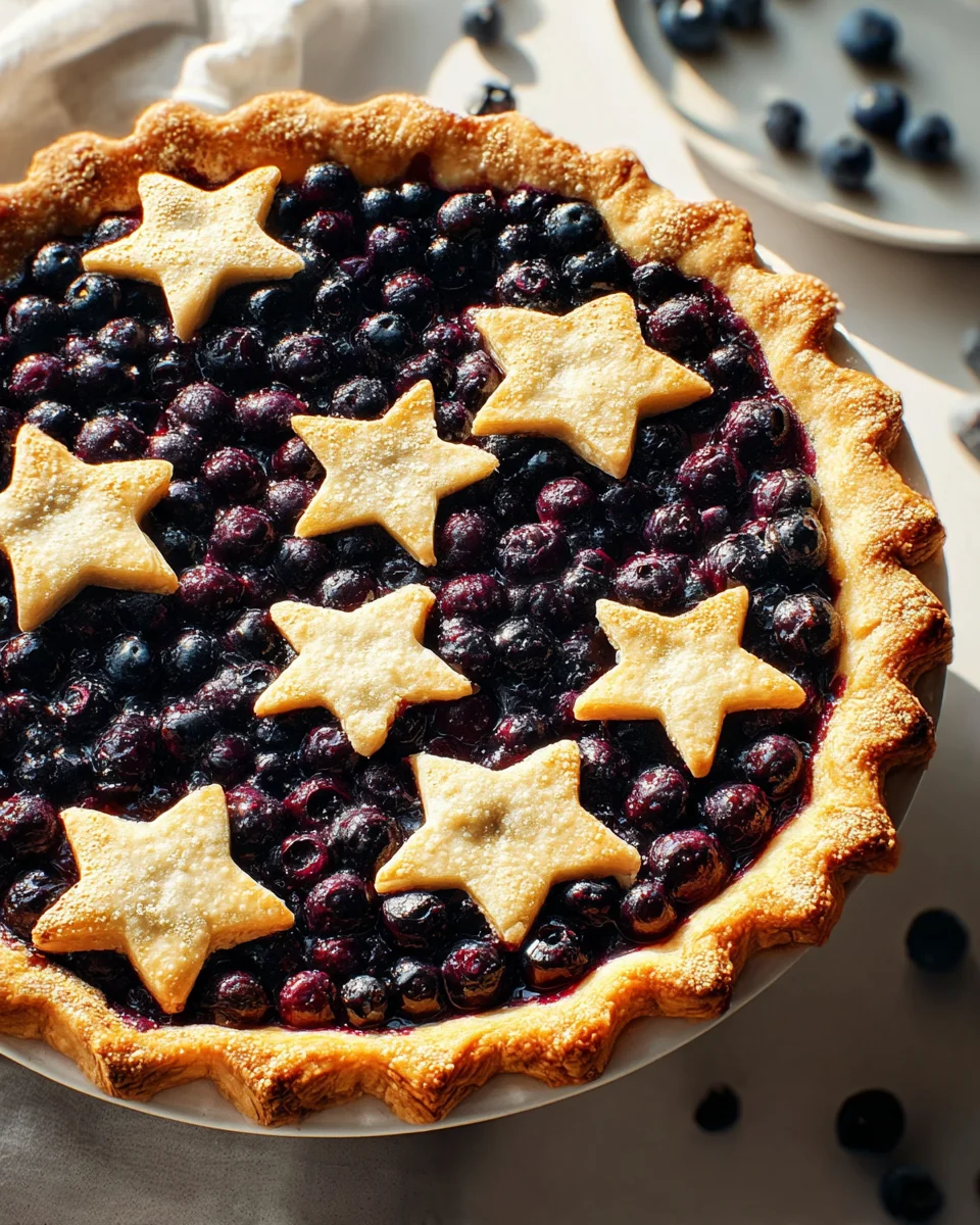 Star-Studded Blueberry Pie 20 Star-Studded Blueberry Pie