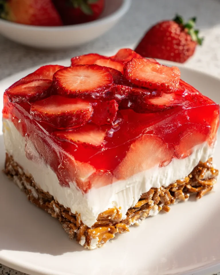 Strawberry Pretzel Salad