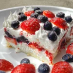 Summer Berry Jello Lasagna 31 Summer Berry Jello Lasagna