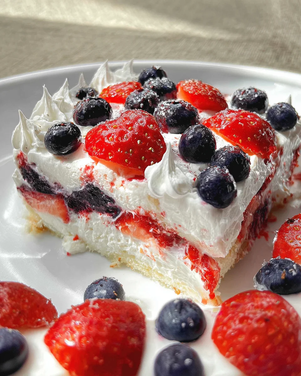 Summer Berry Jello Lasagna 32 Summer Berry Jello Lasagna
