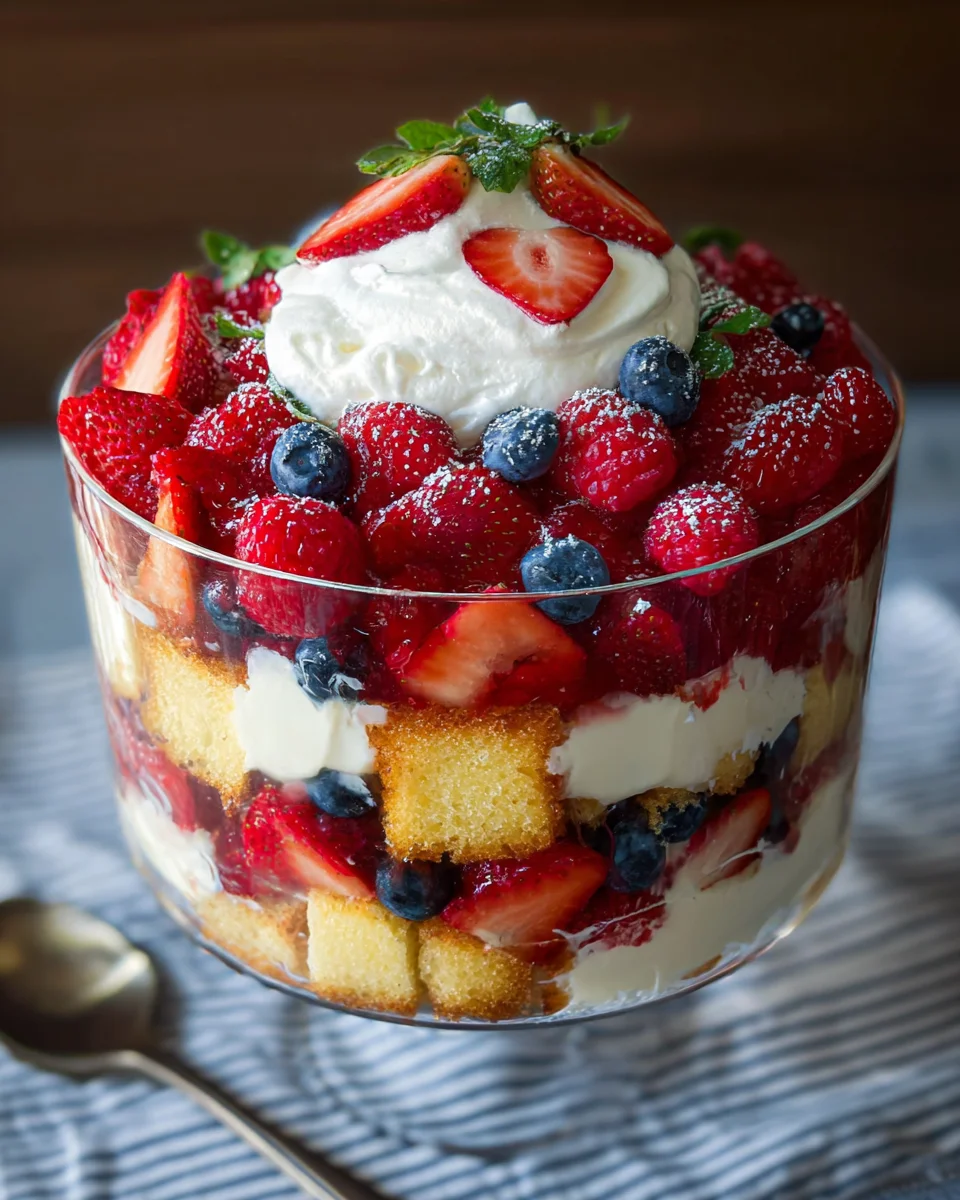 Summer Berry Trifle 20 Summer Berry Trifle