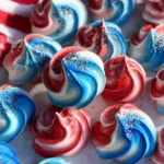 Patriotic Meringue Cookies 16 patriotic meringue cookies