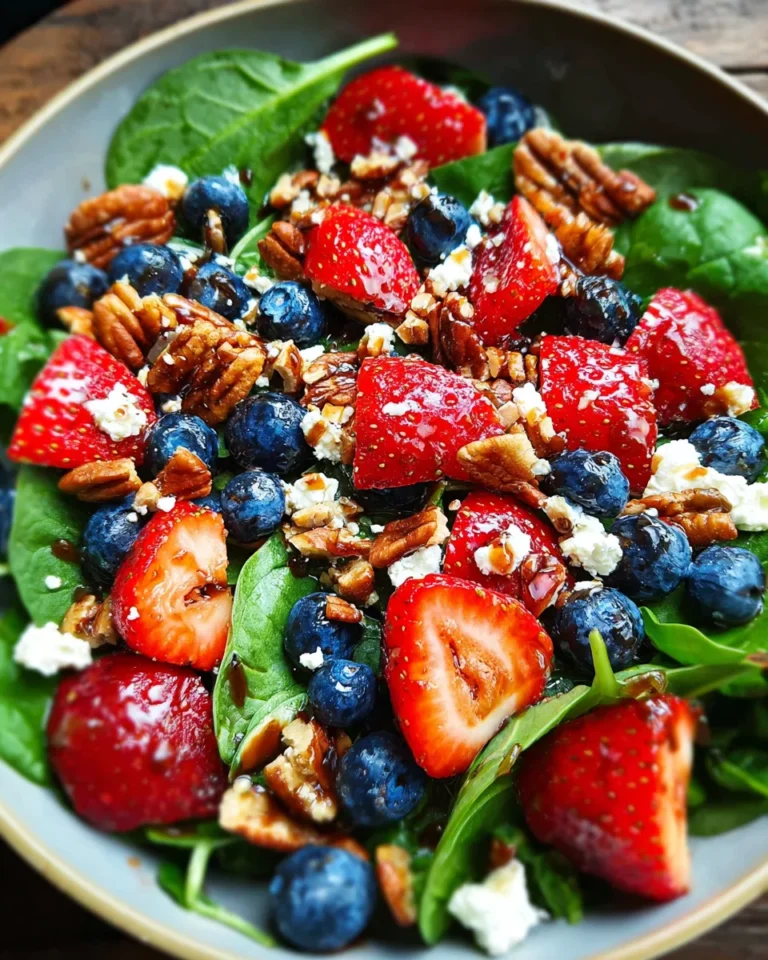 15-Minute Strawberry Spinach Salad