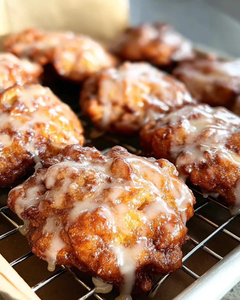 Baked Apple Fritters 22 Baked