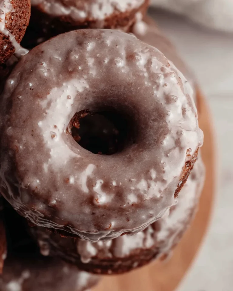 Baked Chocolate Cake Doughnuts