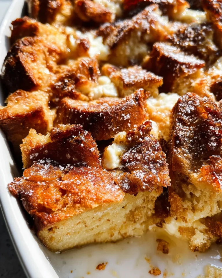 Baked Cream Cheese French Toast Casserole