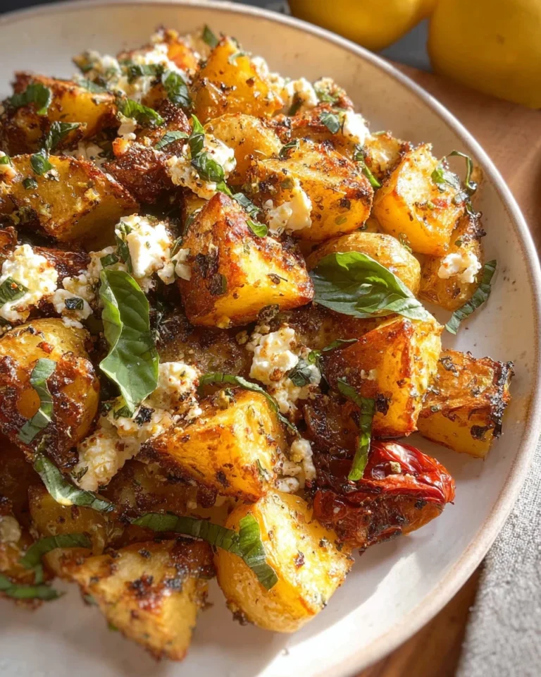 Baked Feta Potatoes