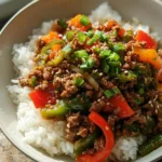 Beef and Pepper Rice Bowl 22 Beef and Pepper Rice Bowl
