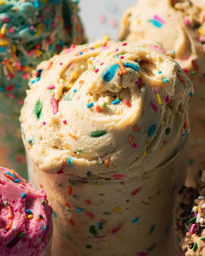 Birthday Cake Protein Cookie Dough