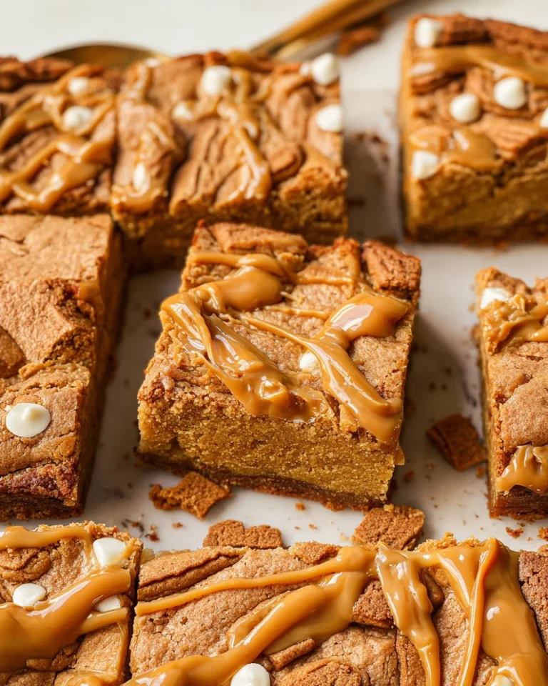 Biscoff Blondies