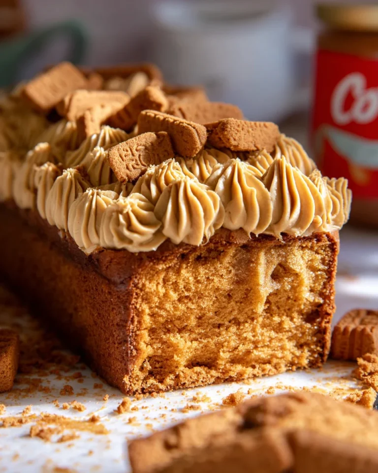 Biscoff Loaf Cake