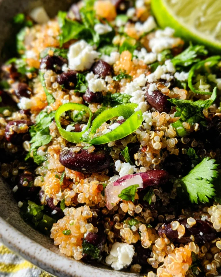 Black Bean Quinoa Salad Recipe