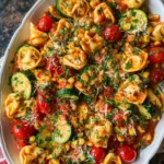 Cheese Tortellini with Summer Veggies