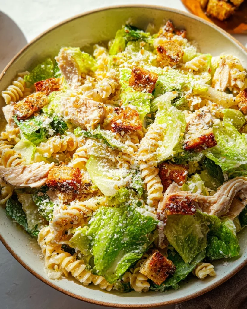 Chicken Caesar Pasta Salad