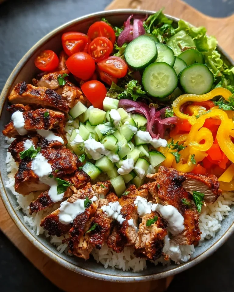 Chicken Shawarma Bowl Recipe