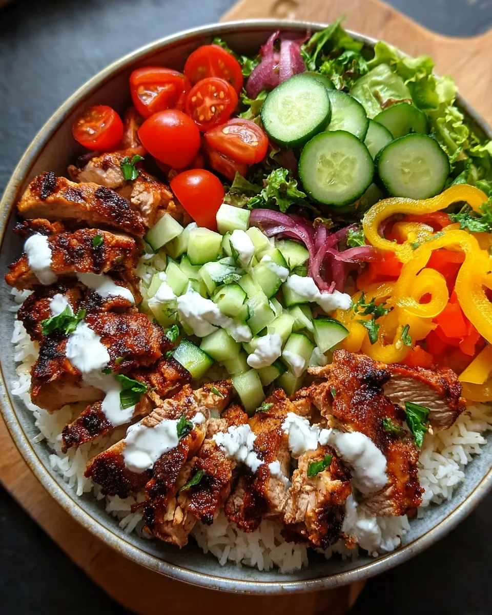 Chicken Shawarma Bowl Recipe