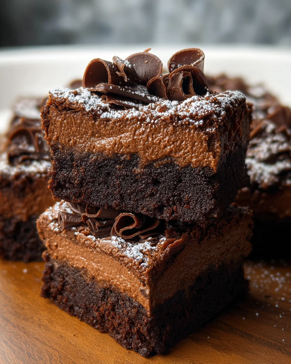 Chocolate Mousse Brownies Recipe