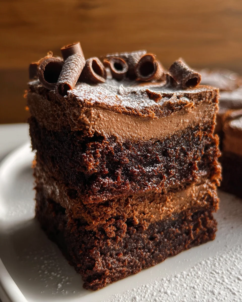 Chocolate Mousse Brownies Recipe 26 Chocolate