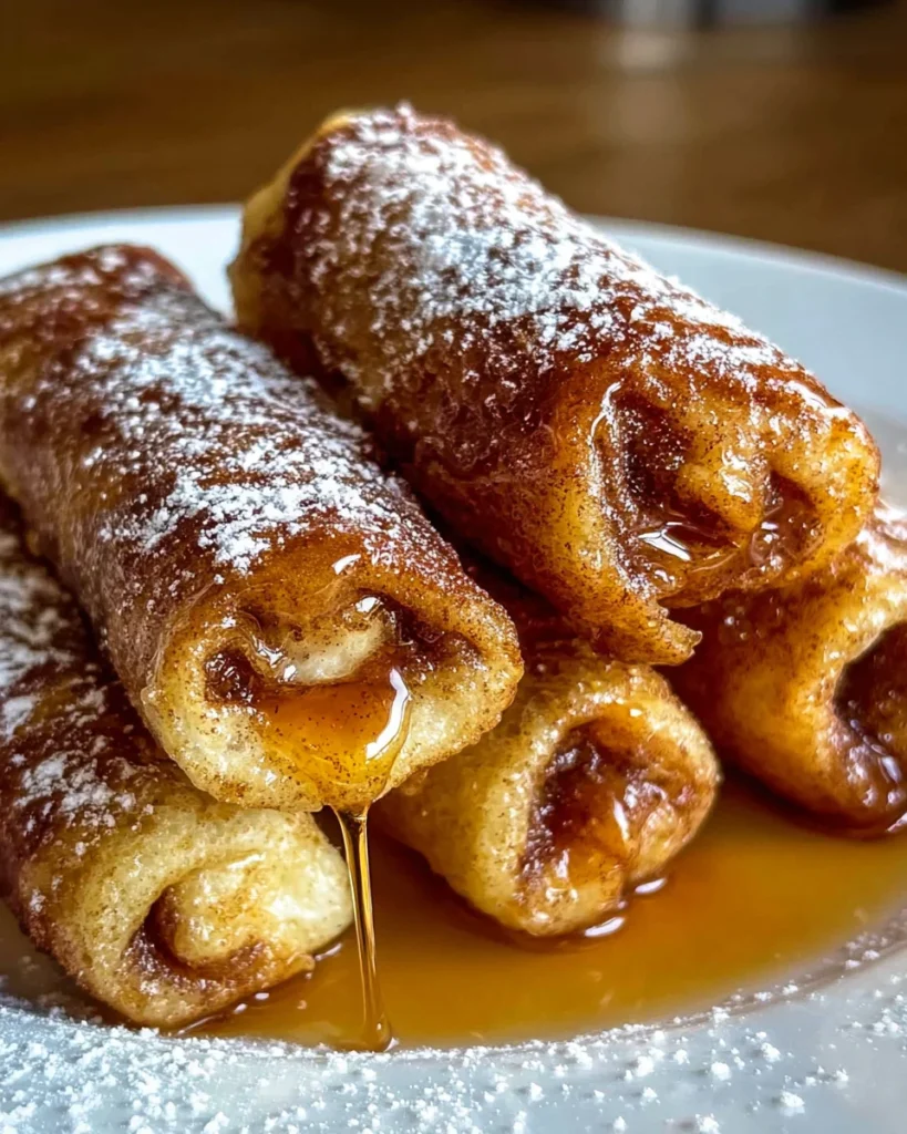 Cinnamon Roll French Toast Roll-Ups