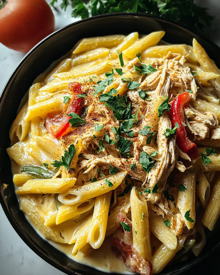 Crock Pot Creamy Cajun Chicken Pasta