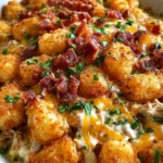 Easy Chicken Bacon Ranch Tater Tot Casserole 22 Easy Chicken Bacon Ranch Tater Tot Casserole