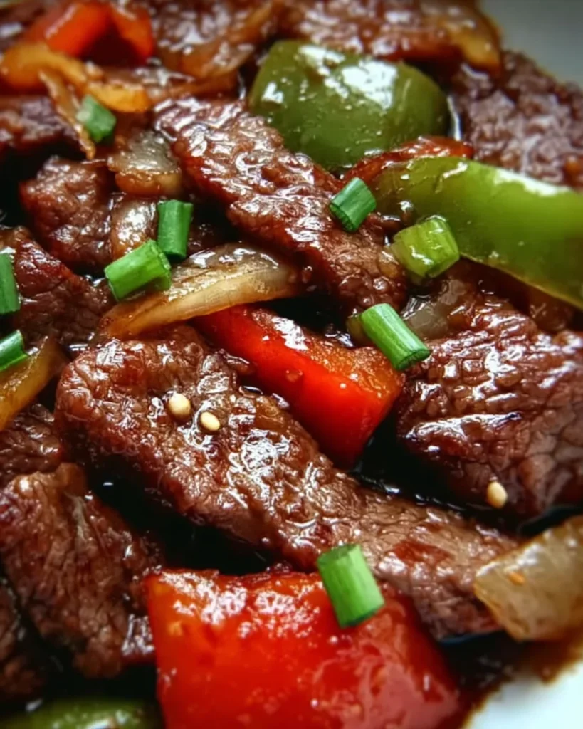 Easy Chinese Pepper Steak Recipe