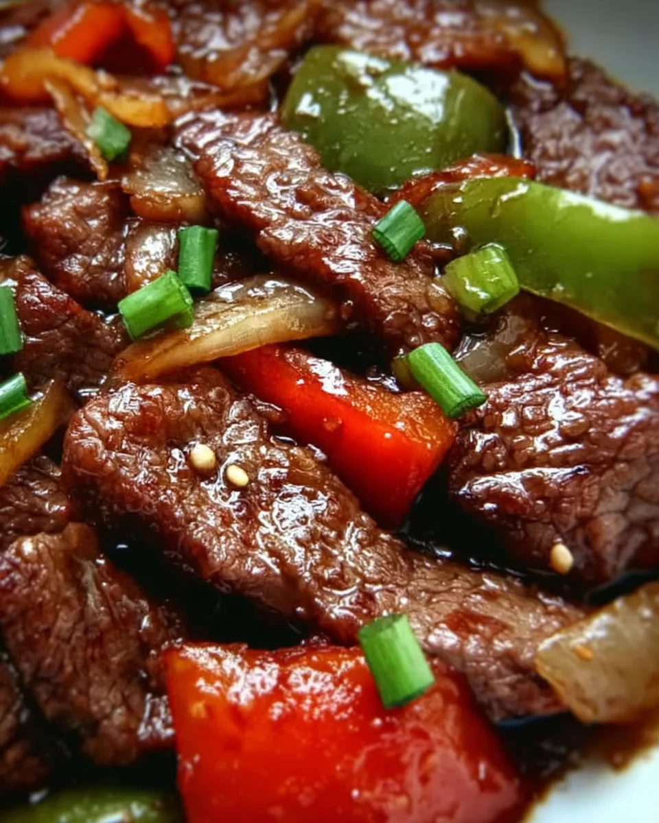 Easy Chinese Pepper Steak Recipe