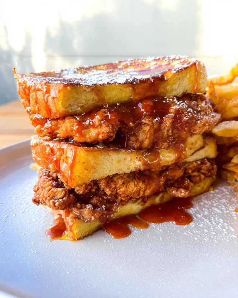 French Toast Fried Chicken Sandwich