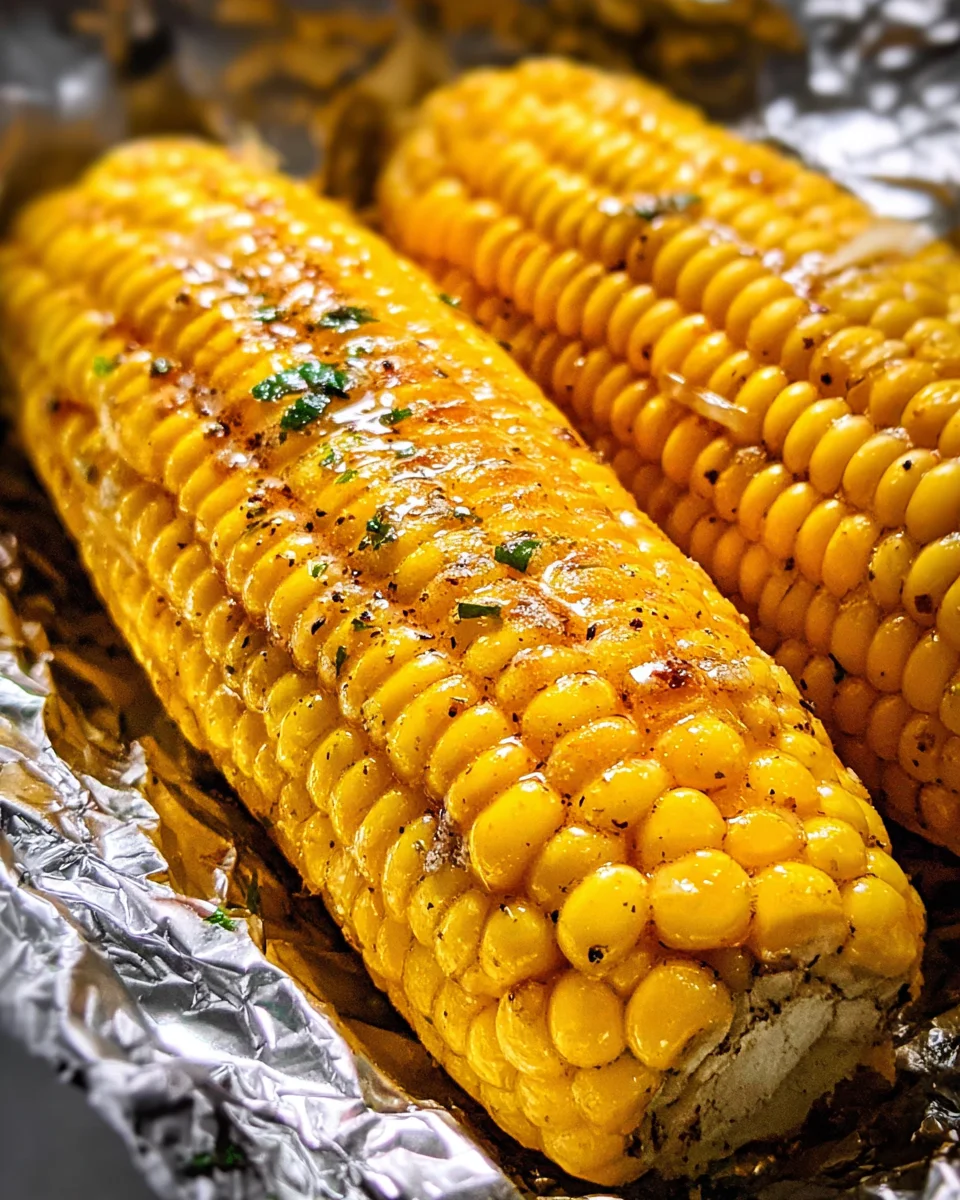 Grilled Corn on the Cob in Foil 17 Grilled