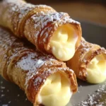 Italian Cream Stuffed Cannoncini