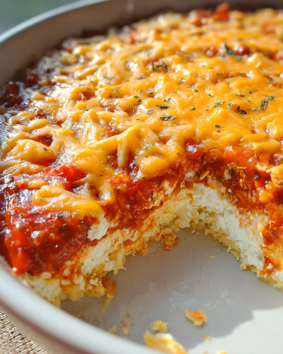 Layered Cream Cheese and Salsa Dip