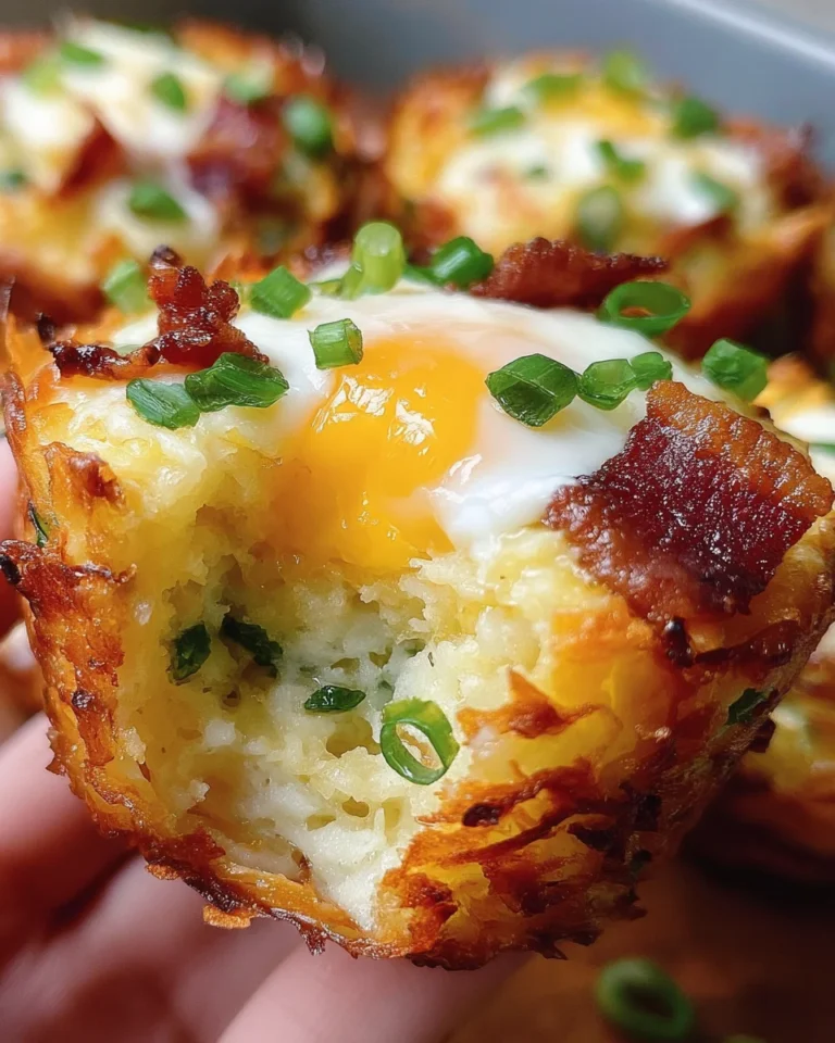 Loaded Bacon and Egg Hash Brown Muffins