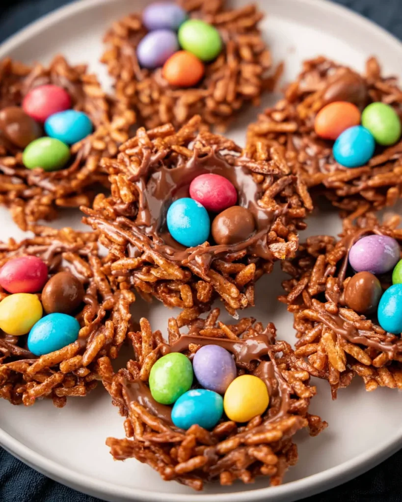 No-Bake Chocolate Bird Nests