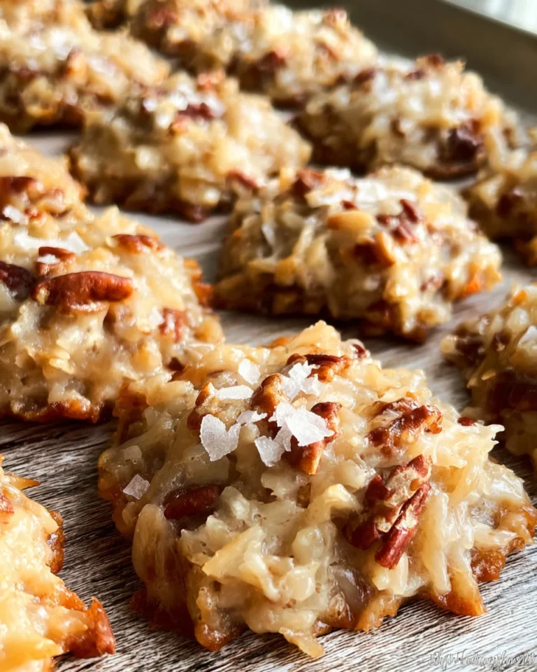 No-Bake Coconut Praline Cookies