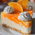 No-Bake Orange Creamsicle Cheesecake