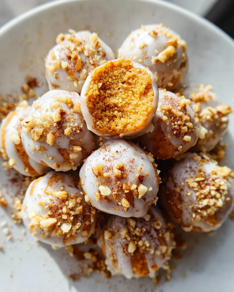 No Bake Carrot Cake Bites